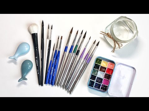 Видео: Кисти Альбатрос. Большой обзор и сравнение серий