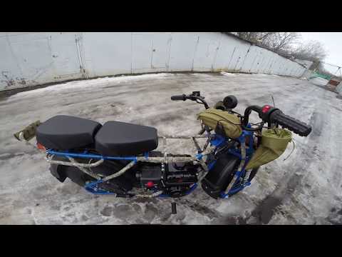 Видео: Мотоцикл Скаут-2 тест драйв