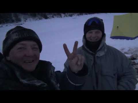 Видео: Рыбалка в -45 на КВХ залив Бирюса!