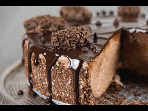 Видео: Домашен шоколадов чийзкейк без печене и без желатин/Perfect No Bake Chocolate Cheesecake Recipe