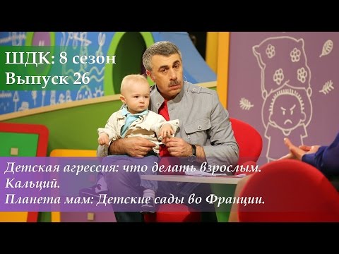 Видео: ШДК: Детская агрессия: что делать взрослым. Кальций. Детские сады во Франции - Доктор Комаровский