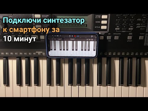 Видео: Как подключить синтезатор к смартфону (iPhone)