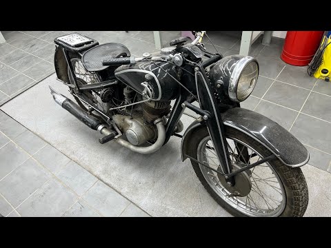 Видео: Обзор мотоцикла Иж 350 1949 года перед реставрацией. Процесс разборки