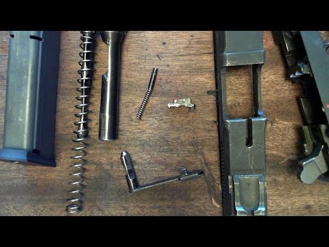 Видео: Извлечение выбрасывателя пистолета.