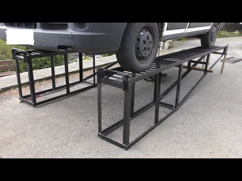Видео: Прочные самодельные автомобильные рампы