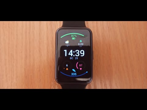 Видео: Умные часы HUAWEI WATCH FIT, модель TIA-B09