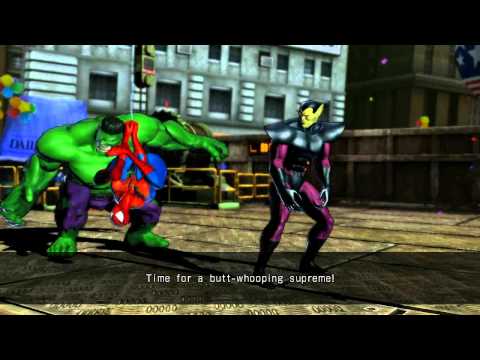 Видео: Цитаты Человека-паука UMVC3