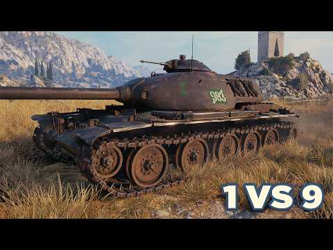 Видео: T95E6 • 12 фрагов в ситуации 1 против 9 • World of Tanks