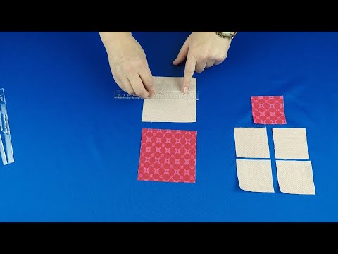 Видео: Уроки лоскутного шитья – пэчворк для новичков. Любопытный орнамент «Полярная звезда».