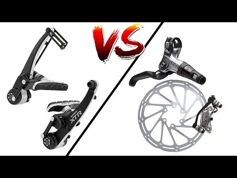 Видео: V-BRAKE -VS- DISC BRAKE / Какие тормоза лучше?