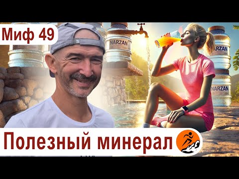 Видео: Как минеральная вода поможет бегунам (или нет)? Полезный минерал - Миф о беге № 49