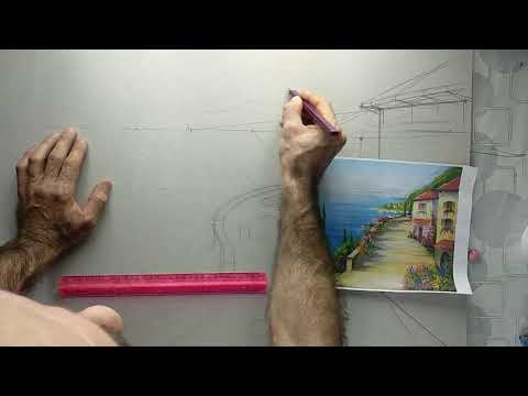 Видео: Барельеф "домик у моря" 1 урок