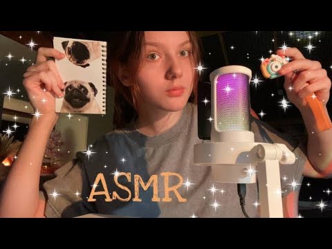 Видео: asmr быстрый агрессивный психологический тест (на сдвг!) с мемами!! // звуки рта, рук, таппинг🎀