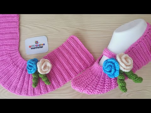 Видео: Вязаные носки Afilli - тапочки Super Easy