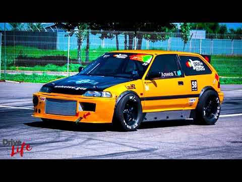 Видео: Обзор #7 Honda Civic 1992 г. Корч. Автотюнинг. Тюнинг в Казахстане / Соревнования Drag Racing, Драг