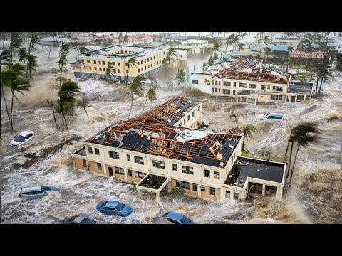 Видео: Ямайка в руинах после урагана Мелисса! 295 км/ч Ветры разрушают ул. Элизабет и Кингстон