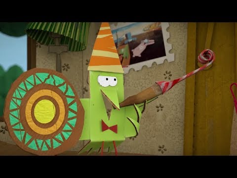 Видео: Бумажки - Сборник серий 66 -70 - мультфильм про оригами для детей