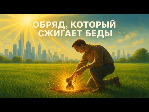 Видео: Обряд, который сжигает беды: вынесите это из дома и закопайте!