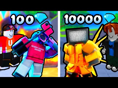 Видео: Юниты за 100 1000 10000 Гемов Часть 2 в Toilet Tower Defense