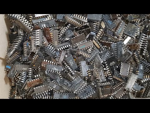 Видео: ЗОЛОТО из микросхем 155 серии