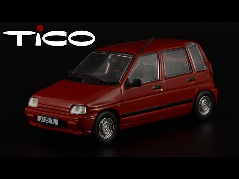 Видео: Узбекская миниатюра: Daewoo Tico || Мașini de legendă || Масштабные модели автомобилей 1:43
