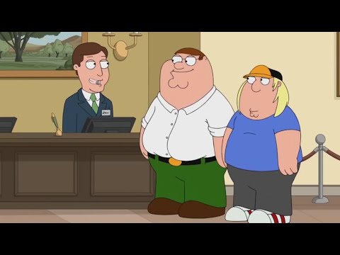 Видео: Гриффины смешные моменты / Питер и Крис в отеле / #5