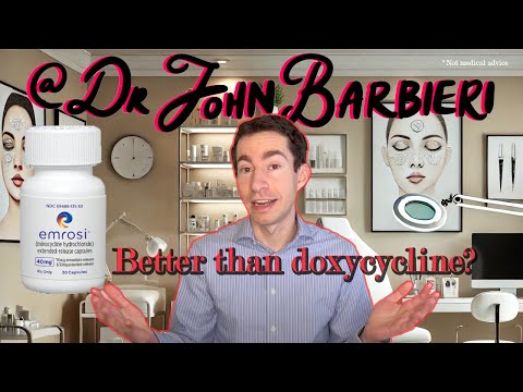 Видео: Насколько эффективен новый препарат Миноциклин-MR (Эмрози) при розацеа? | Дерматолог объясняет