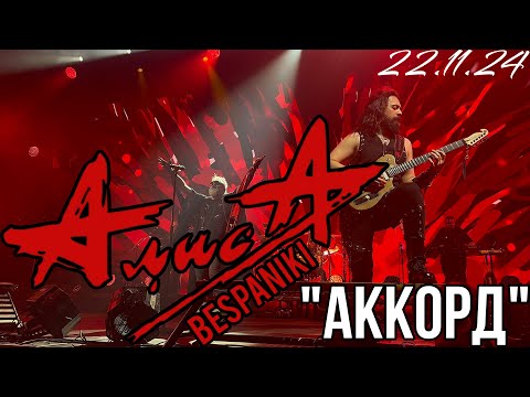 Видео: 22.11.24 - АлисА - "Аккорд" - тур "Гойда" - Москва - Live Арена