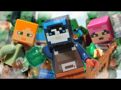 Видео: Lego Minecraft: НАЧАЛО КОНЦА. (Анимационный короткометражный фильм)