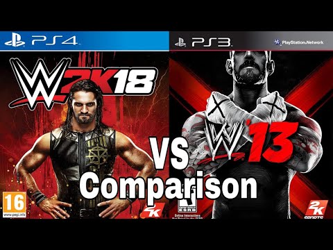 Видео: WWE 2k18 PS4 против WWE 13 PS3