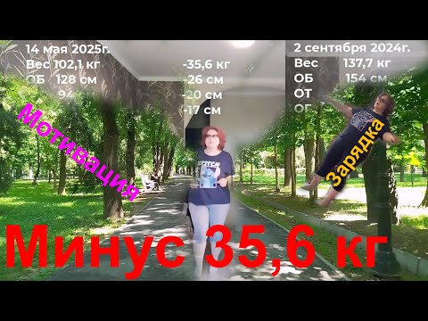 Видео: 15 мая 2025г. Минус 35,6 кг за 8,5 месяцев. Мотивация и демотивация похудения