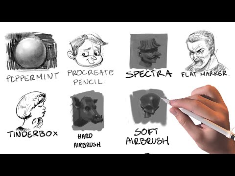 Видео: Какие кисти Procreate по умолчанию самые лучшие?