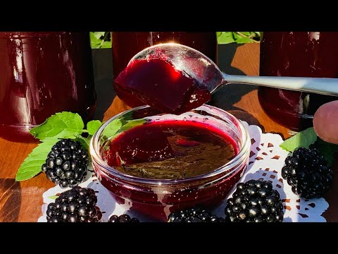 Видео: Як приготувати ожинове🍷Королівське рубінове желе на зиму🍷з цукром і без цукру🍷 Blackberry jelly