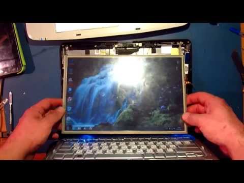 Видео: Ремонт ноутбука HP Pavilion tx2500. Неисправность матрицы. Ремонт CCFL лампы подсветки.