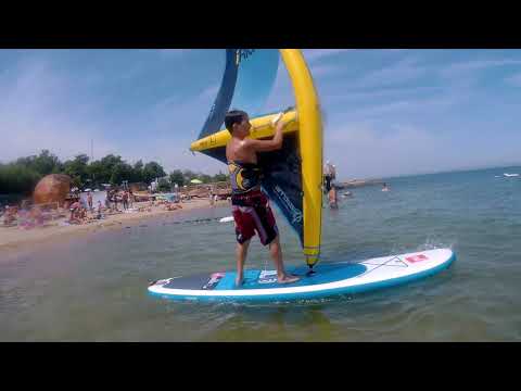 Видео: Надувной парус . Распаковка. И тестирование