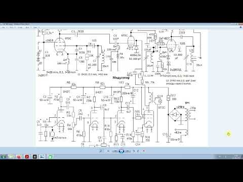 Видео: Питание накала, фон и микрофонный эффект в модуляторе