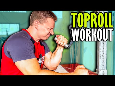 Видео: Тренировка с верхним валиком для армрестлинга | Полная тренировка с тренером Рэем