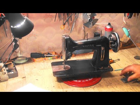 Видео: Швейная машина veritas 32. 50-е годы выпуска. г. Витенберг. ГДР. Часть №3.