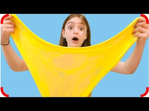 Видео: Сделали ОГРОМНЫЙ слайм 10 КГ!
