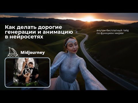 Видео: Как создавать изображения в Миджорни и анимировать их с помощью нейросетей?
