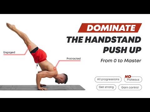 Видео: Как отжиматься в стойке на руках — бесплатное руководство по плато