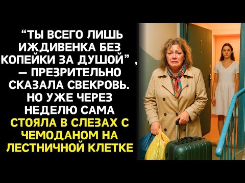Видео: Свекровь довела Аделю до преждевременных родов. Но услышав слова, которых боялась как огня, от ...