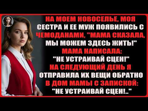 Видео: На моем новоселье сестра и ее муж появились с чемоданами: "Мама сказала, мы можем здесь жить!"