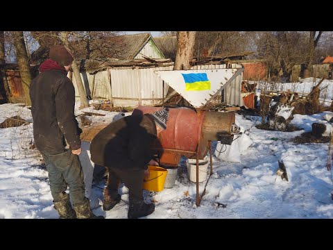 Видео: Віялка з бочки для  зерна. Така повинна бути у кожного! Дешевий варіант віялки!