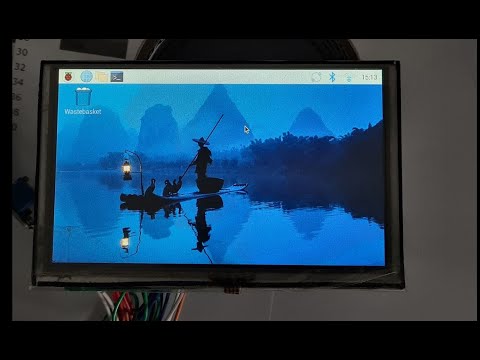 Видео: Подключаем дисплей от навигатора (800x480 DPI ) к Raspberry pi zero.