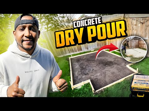 Видео: Как залить бетонную плиту методом сухой заливки: от начала до конца