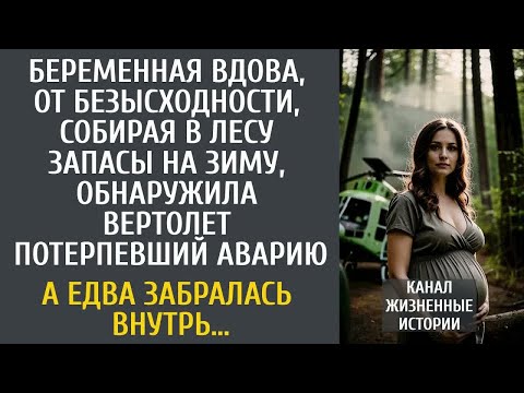 Видео: Беременная вдова собирая в лесу запасы на зиму, обнаружила упавший вертолет… А едва забралась внутрь