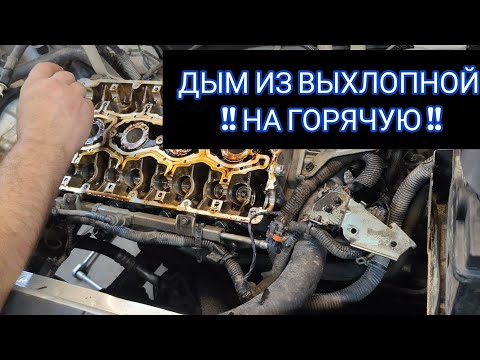 Видео: Lada Vesta 1.8 ! Дым из выхлопной на горячую ! Подробно + тест после ремонта!