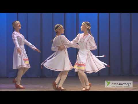 Видео: Марийский Танец "Ручеёк" - хореографический ансамбль "Апельсин". Посёлок "Октябрьский" Пермский Край