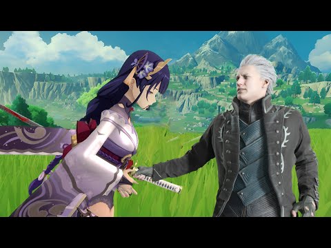 Видео: Вергилий уничтожает Genshin Impact